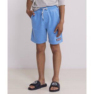Vineyard Vines Boys Size L NEW Tide Blue Sun Washed Knit Drawstring Jetty Shorts